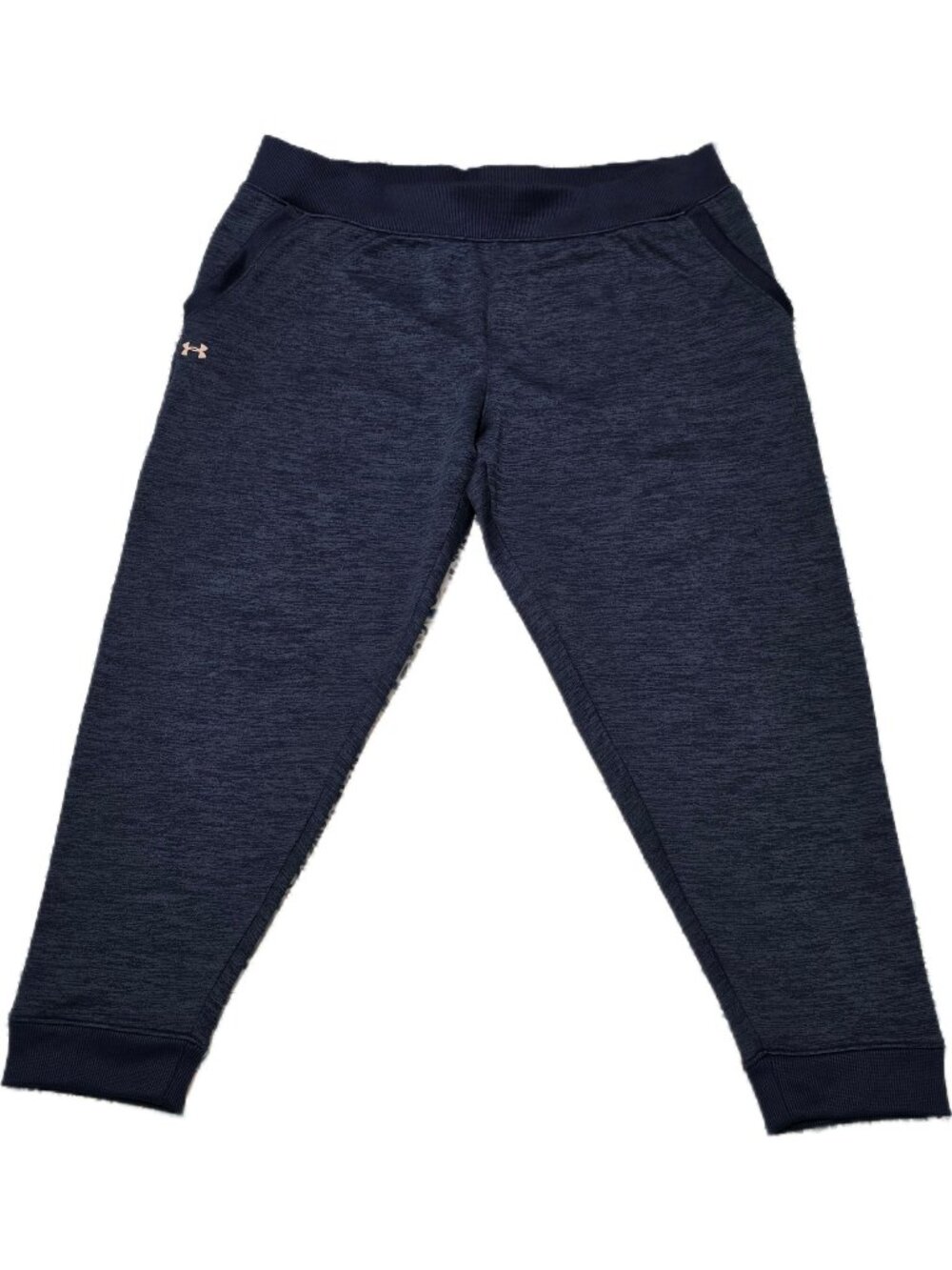 Under Armour ColdGear Fleece Joggers Mens XL Blue Heather Loose Fit Sweatpants